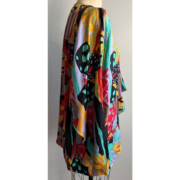 AR USAGI Vintage 80s Retro 100% Silk‎ Blazer Bold Amazing sz Medium EUC - Picture 5 of 7